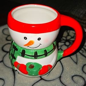 Bay Island snowman mug